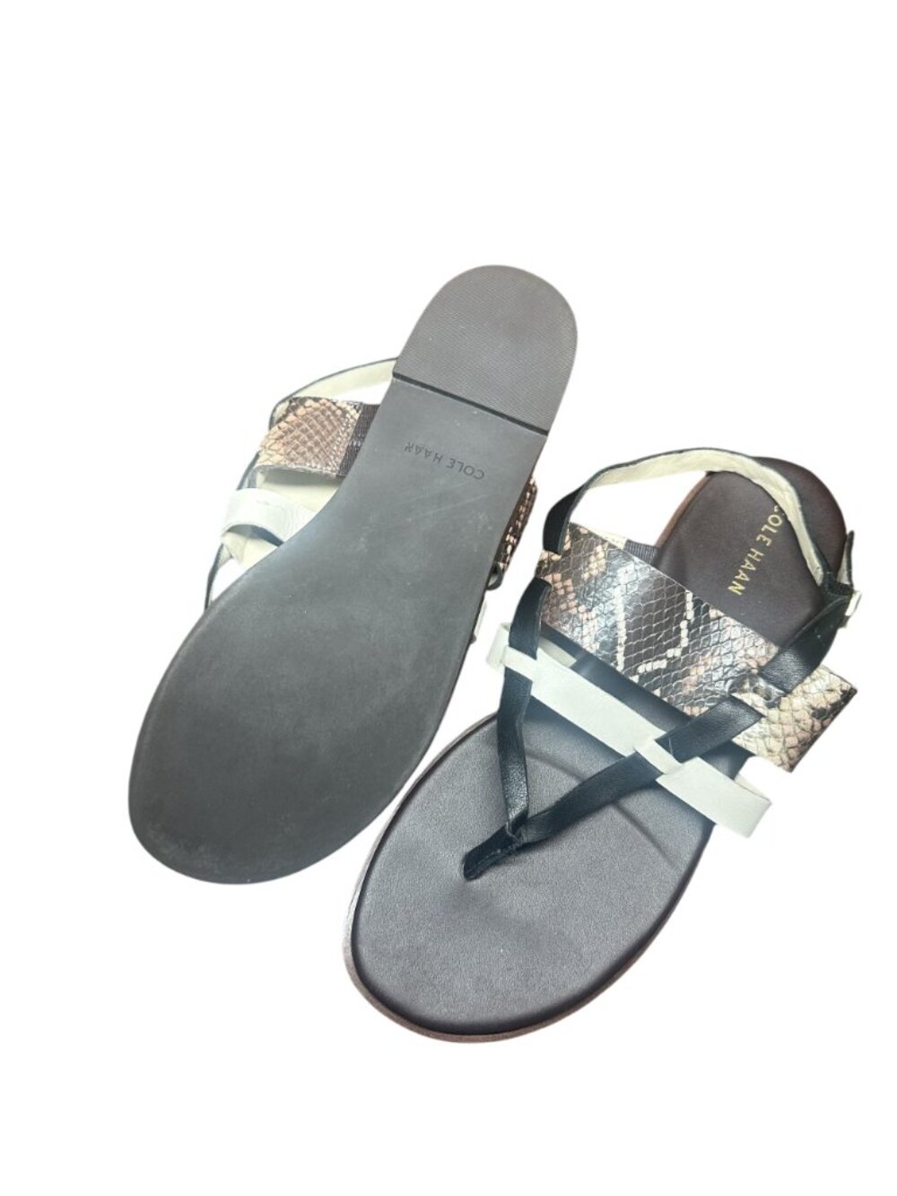 Cole Haan Python Sandals Size 7 - Picture 3 of 3